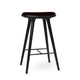 High Stool | Black Oak w. Baru 0390 | 74 cm | by Space Copenhagen