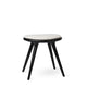 Low Stool | Black Oak w. Kvadrat Baru 0200 | 47 cm | by Space Copenhagen