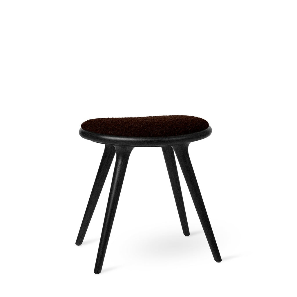 Low Stool 47 cm in Black Oak with Kvadrat Baru 0390