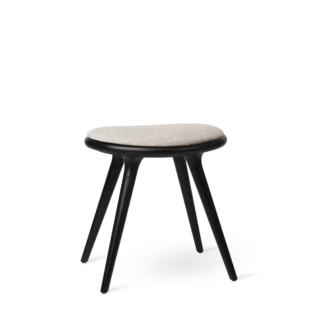 Low Stool 47 cm in Black Oak with Kvadrat Clay 0012