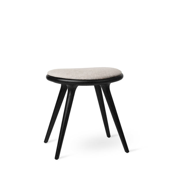 Low Stool | Black Oak w. Kvadrat Clay 0012 | 47 cm | by Space Copenhagen