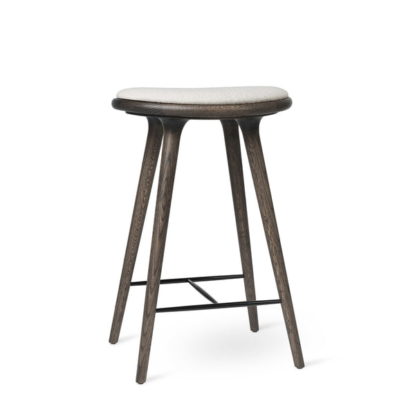 High Stool | Sirka Grey Oak w. Baru 0200 | 69 cm | by Space Copenhagen