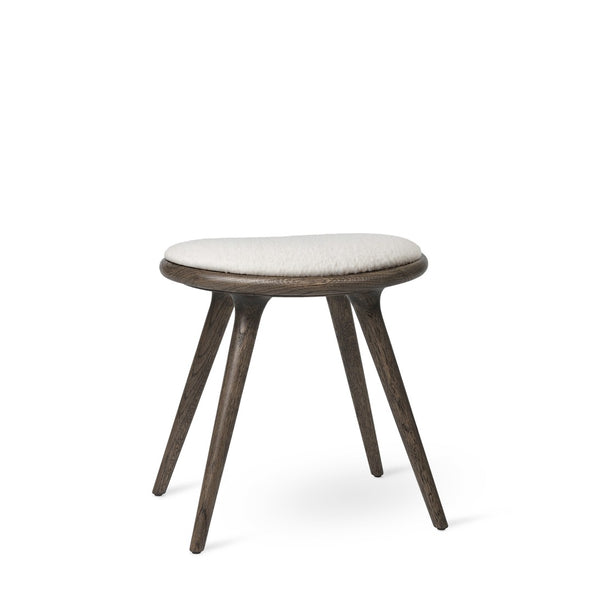 Low Stool | Sirka Grey Oak w. Kvadrat Baru 0200 | 47 cm | by Space Copenhagen