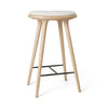 High Stool | Matt Oak w. Baru 0200 | 74 cm | by Space Copenhagen