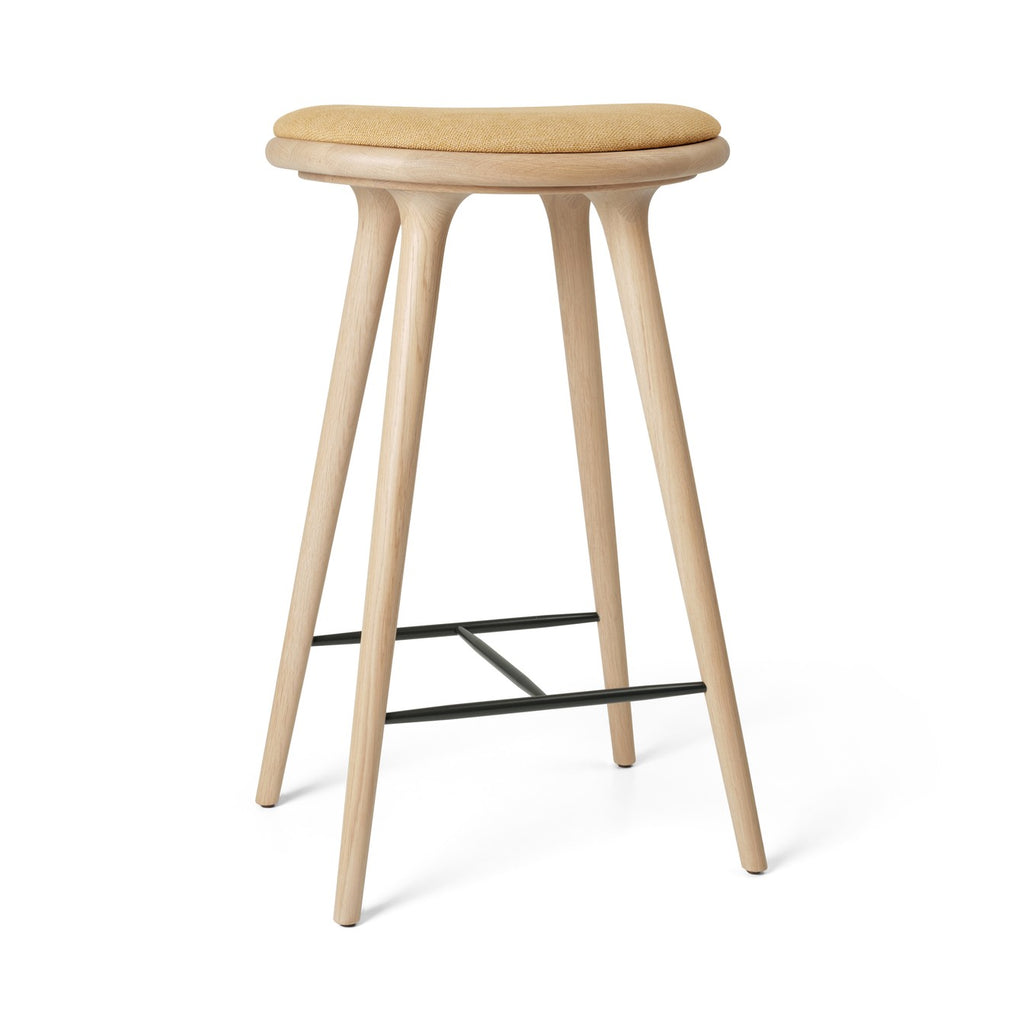 High Stool | Matt Oak w. Clay 0007 | 74 cm | by Space Copenhagen