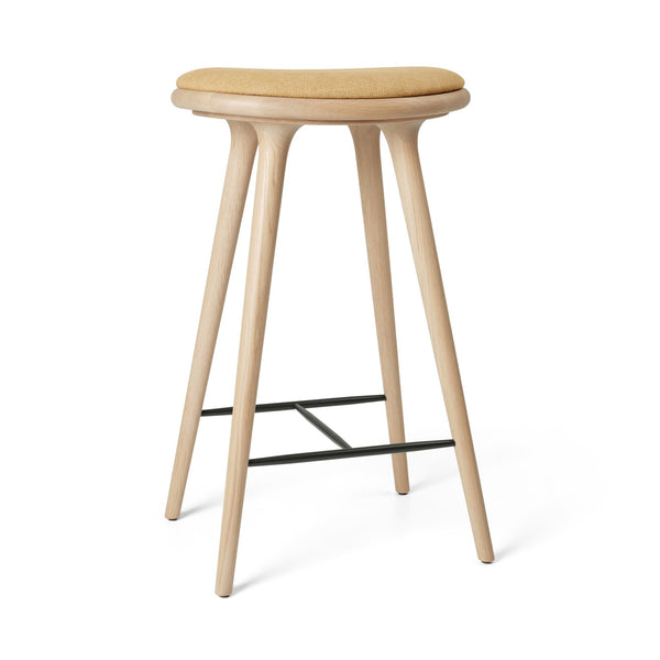 High Stool | Matt Oak w. Clay 0007 | 74 cm | by Space Copenhagen