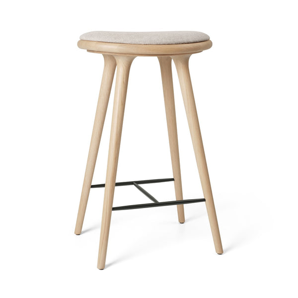 High Stool | Matt Oak w. Clay 0012 | 74 cm | by Space Copenhagen