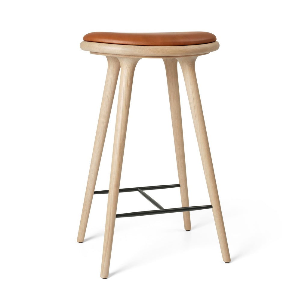 High Stool | Matt Oak | 74 cm | by Space Copenhagen