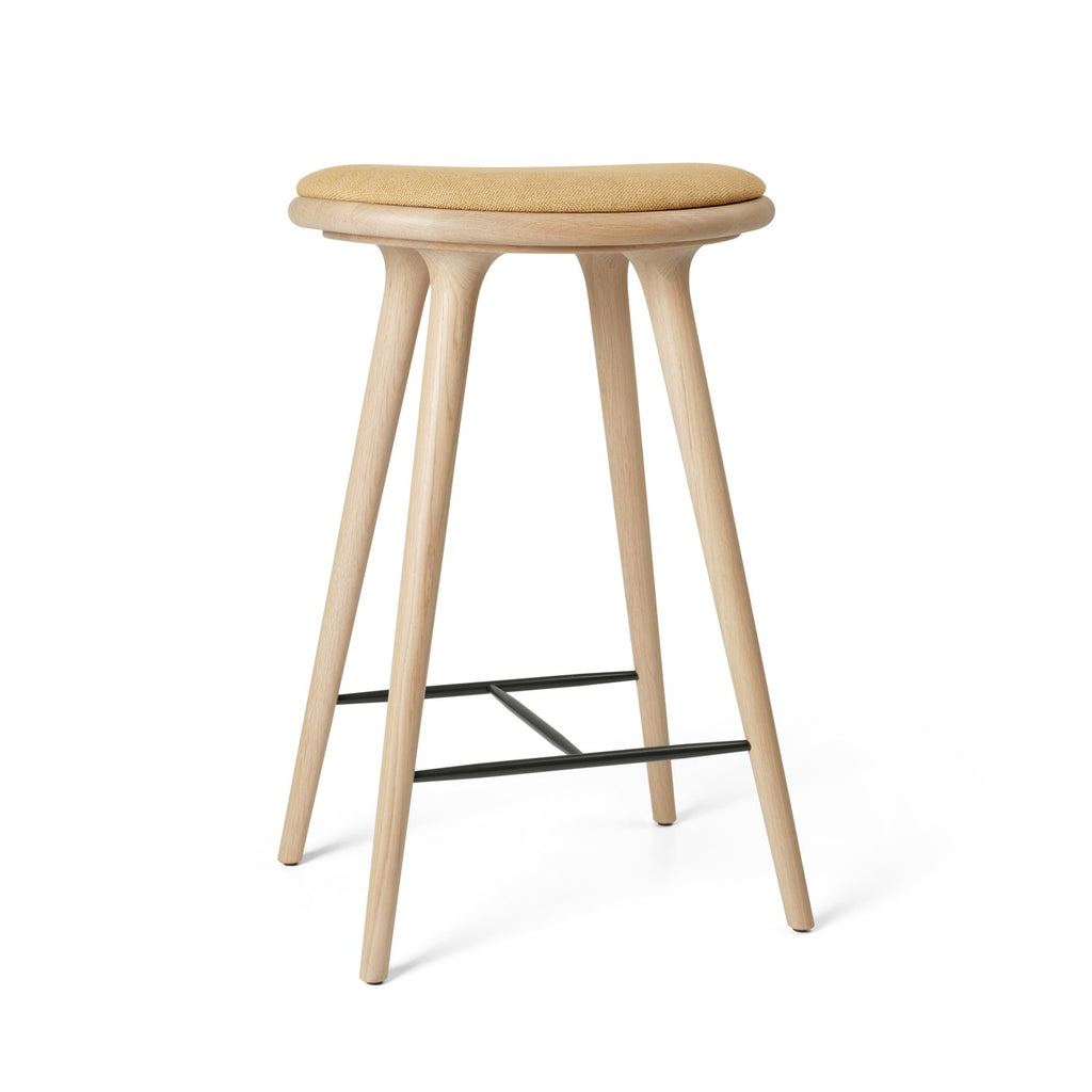 High Stool | Matt Oak w. Clay 0007 | 69 cm | by Space Copenhagen