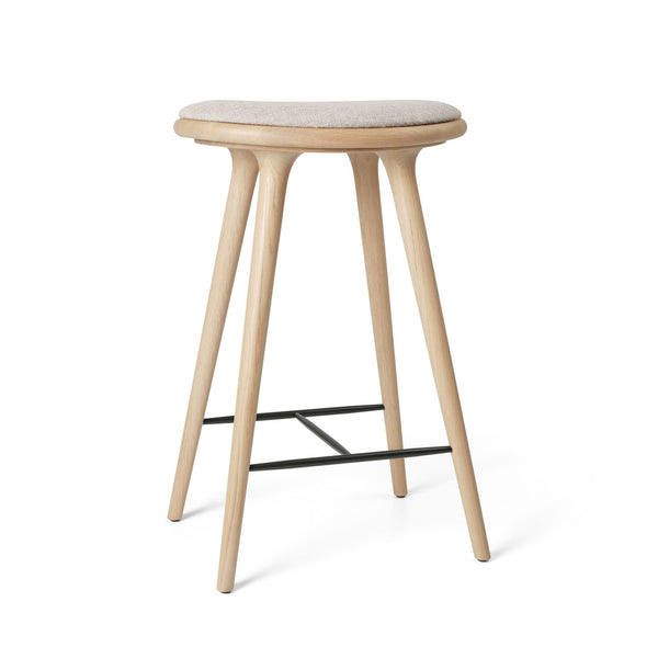 High Stool | Matt Oak w. Clay 0012 | 69 cm | by Space Copenhagen