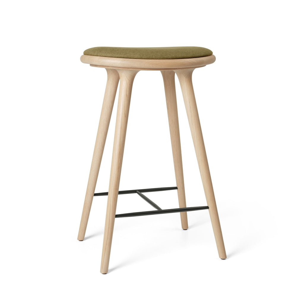 High Stool | Matt Oak w. Clay 0017 | 69 cm | by Space Copenhagen