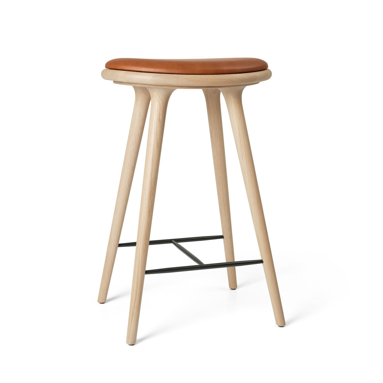 High Stool 69 cm in Matt Oak