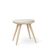Low Stool | Matt Oak w. Kvadrat Baru 0200 | 47 cm | by Space Copenhagen
