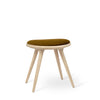 Low Stool | Matt Oak w. Kvadrat Baru 0450 | 47 cm | by Space Copenhagen