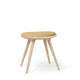Low Stool | Matt Oak w. Kvadrat Clay 0007 | 47 cm | by Space Copenhagen