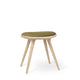 Low Stool | Matt Oak w. Kvadrat Clay 0017 | 47 cm | by Space Copenhagen