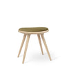 Low Stool | Matt Oak w. Kvadrat Clay 0017 | 47 cm | by Space Copenhagen