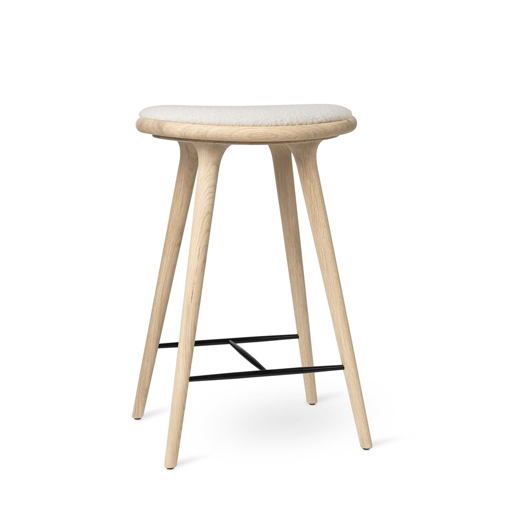 High Stool | Soaped Oak w. Baru 0200 | 69 cm | by Space Copenhagen