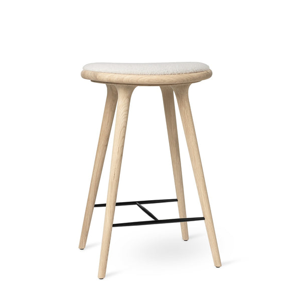 High Stool | Soaped Oak w. Baru 0200 | 69 cm | by Space Copenhagen