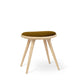 Low Stool | Soaped Oak w. Kvadrat Baru 0450 | 47 cm | by Space Copenhagen