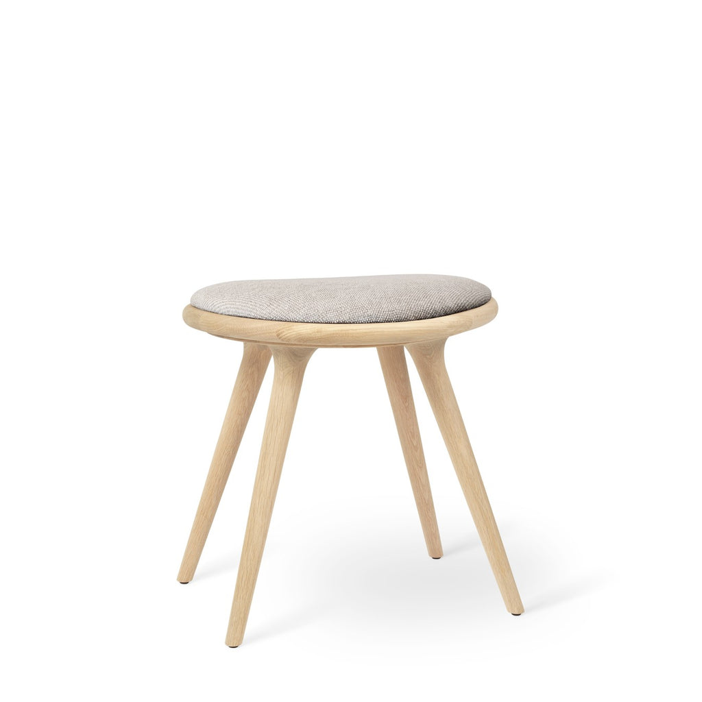 Low Stool 47 cm in Soaped Oak with Kvadrat Clay 0012