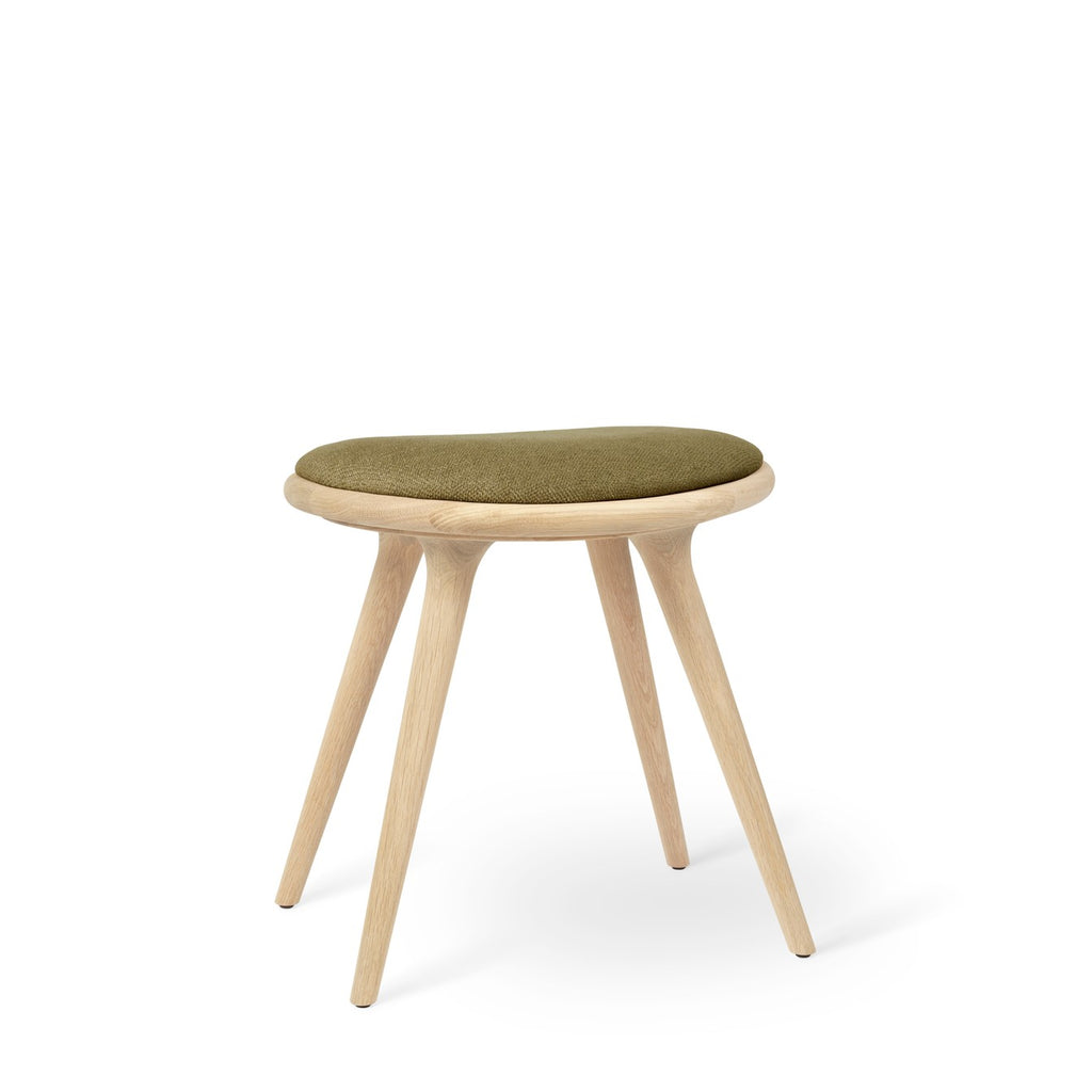 Low Stool 47 cm in Soaped Oak with Kvadrat Clay 0017