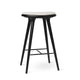 High Stool | Black Beech w. Kvadrat Baru 0200 | 74 cm | by Space Copenhagen