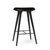 High Stool | Black Beech w. Kvadrat Baru 0390 | 74 cm | by Space Copenhagen