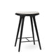 High Stool | Black Beech w. Kvadrat Baru 0200 | 69 cm | by Space Copenhagen