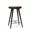 High Stool | Black Beech w. Kvadrat Baru 0450 | 69 cm | by Space Copenhagen