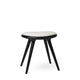 Low Stool | Black Beech w. Kvadrat Baru 0200 | 47 cm | by Space Copenhagen