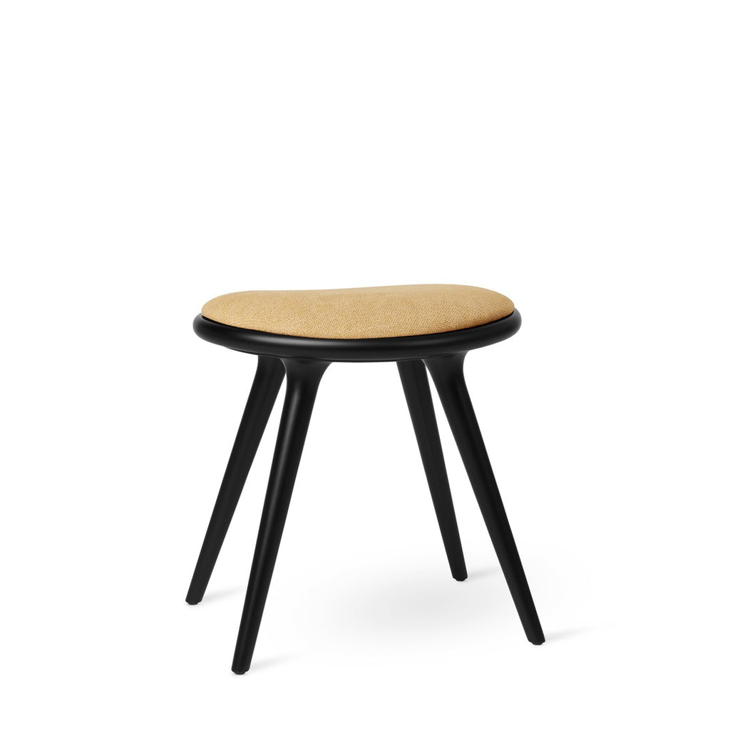 Low Stool 47 cm in Black Beech with Kvadrat Clay 0007