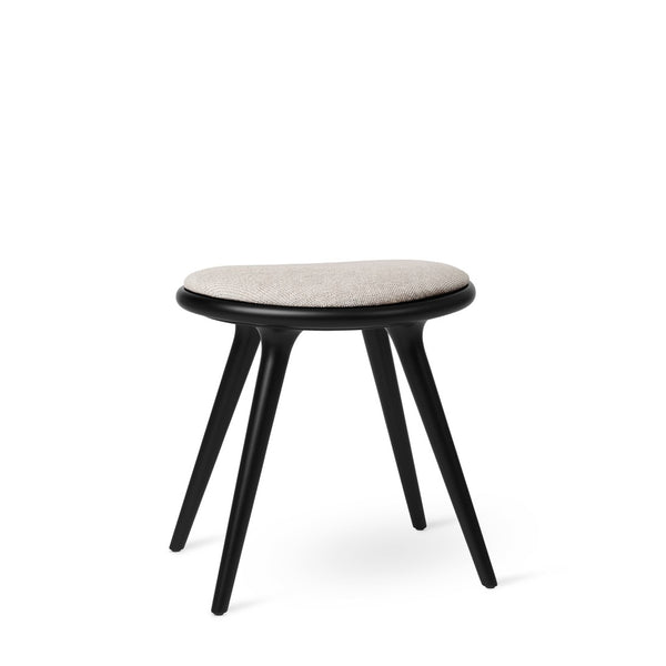 Low Stool | Black Beech w. Kvadrat Clay 0012 | 47 cm | by Space Copenhagen