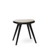 Low Stool | Black Beech w. Kvadrat Clay 0012 | 47 cm | by Space Copenhagen