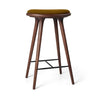 High Stool | Brown Beech w. Kvadrat Baru 0450 | 74 cm | by Space Copenhagen