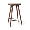 High Stool | Brown Beech w. Kvadrat Clay 0012 | 74 cm | by Space Copenhagen