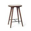 High Stool | Brown Beech w. Kvadrat Baru 0200 | 69 cm | by Space Copenhagen