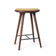 High Stool | Brown Beech w. Kvadrat Clay 0007 | 69 cm | by Space Copenhagen
