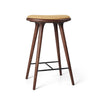 High Stool | Brown Beech w. Kvadrat Clay 0007 | 69 cm | by Space Copenhagen