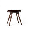 Low Stool | Brown Beech w. Kvadrat Baru 0390 | 47 cm | by Space Copenhagen