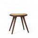 Low Stool | Brown Beech w. Kvadrat Clay 0007 | 47 cm | by Space Copenhagen