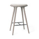 High Stool | Grey Beech w. Kvadrat Baru 0200 | 74 cm | by Space Copenhagen