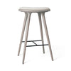 High Stool | Grey Beech w. Kvadrat Baru 0200 | 74 cm | by Space Copenhagen