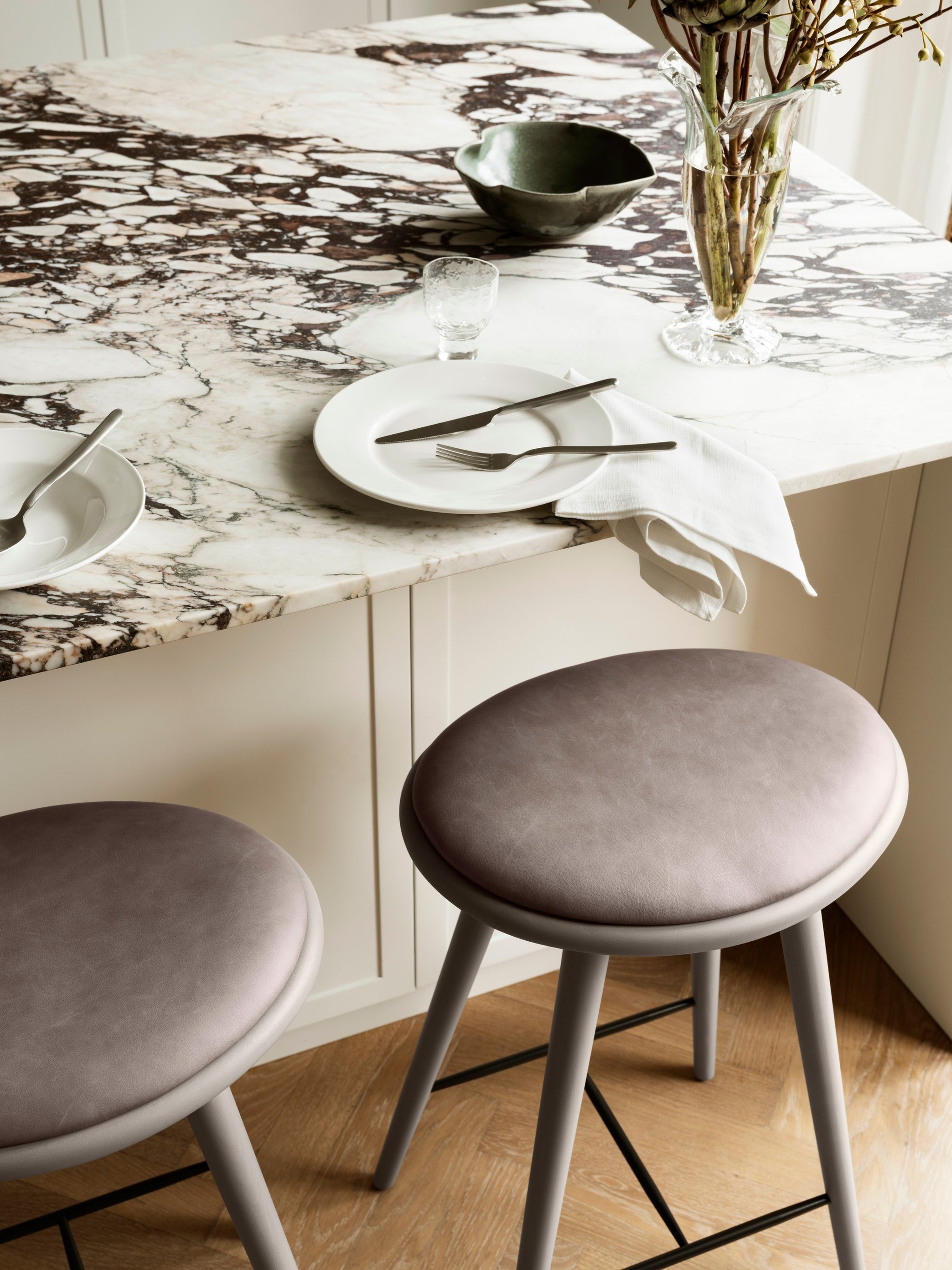High Stool | Grey Beech | 74 cm | by Space Copenhagen