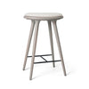 High Stool | Grey Beech w. Kvadrat Baru 0200 | 69 cm | by Space Copenhagen
