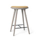 High Stool | Grey Beech w. Kvadrat Clay 0007 | 69 cm | by Space Copenhagen