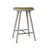 High Stool | Grey Beech w. Kvadrat Clay 0017 | 69 cm | by Space Copenhagen