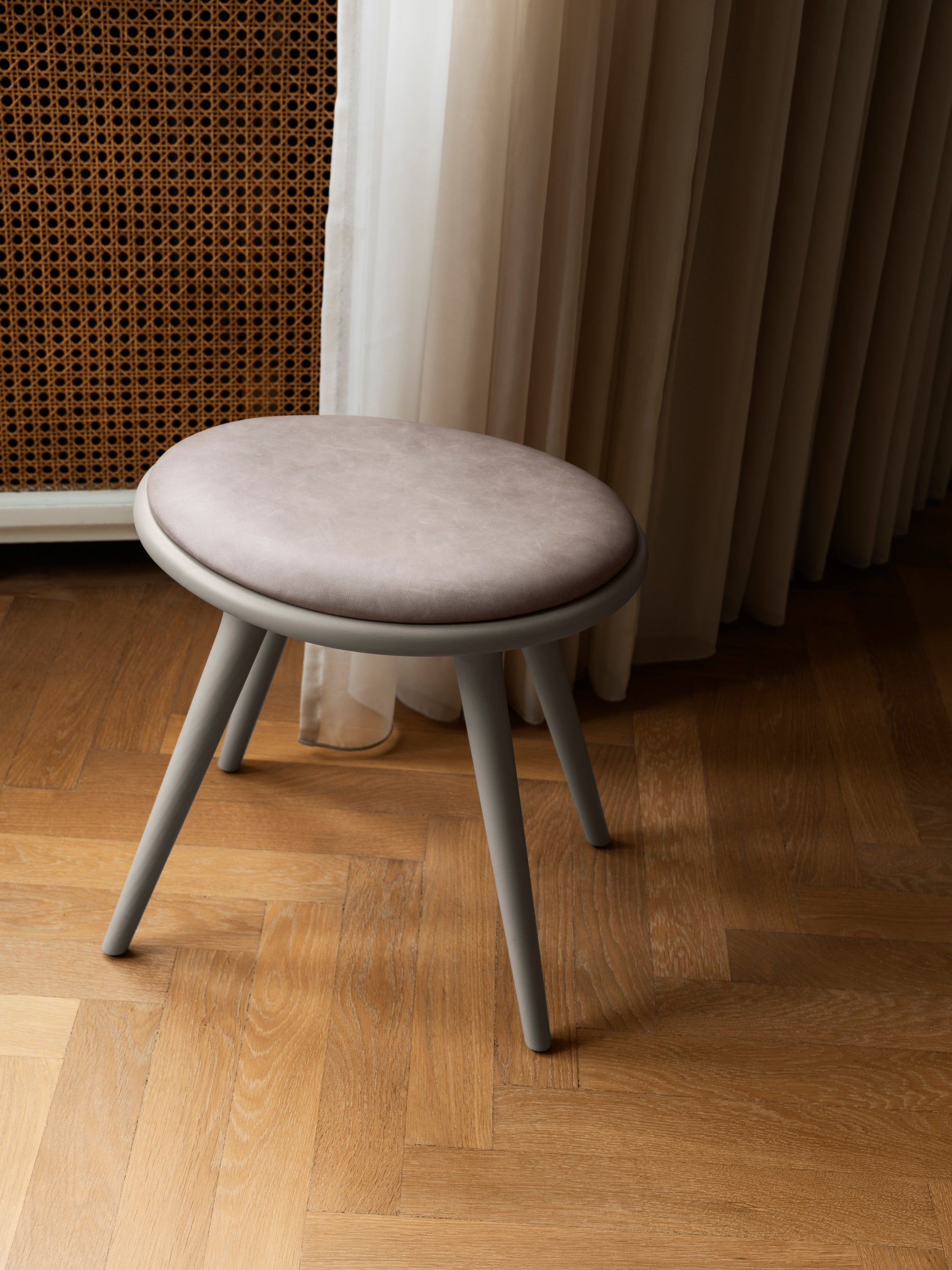 Low Stool | Grey Beech | 47 cm | by Space Copenhagen
