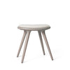 Low Stool | Grey Beech w. Kvadrat Baru 0200 | 47 cm | by Space Copenhagen
