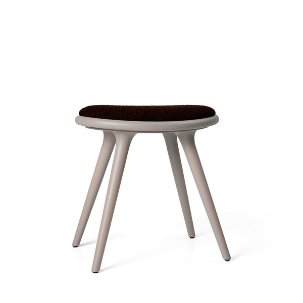Low Stool | Grey Beech w. Kvadrat Baru 0390 | 47 cm | by Space Copenhagen